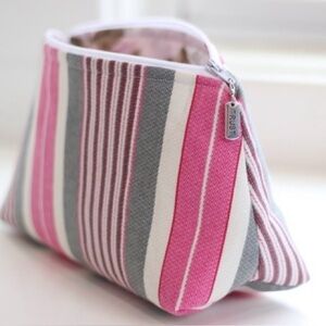Canvas cosmetic bag